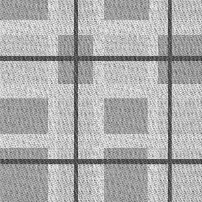 Round Patterned Platinum Silver Gray Rug, pat1104gry