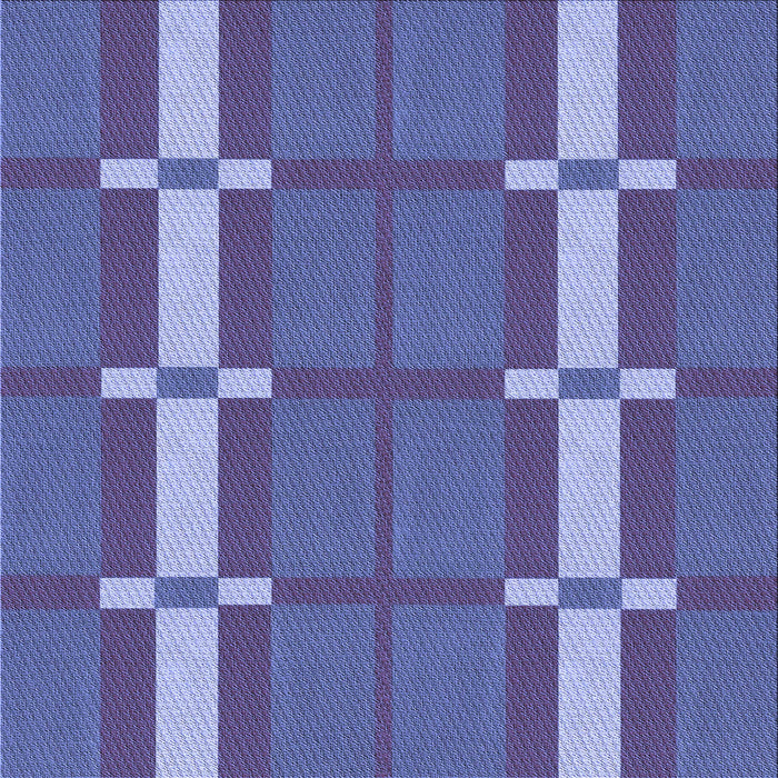 Round Patterned Sky Blue Rug, pat1105blu