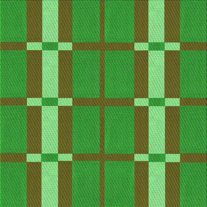 Round Patterned Seaweed Green Rug, pat1105grn