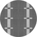 Square Machine Washable Transitional Gunmetal Gray Rug in a Living Room, wshpat1105gry