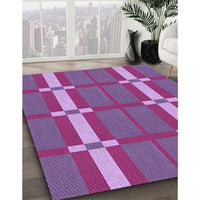 Patterned Purple Rug, pat1105pur