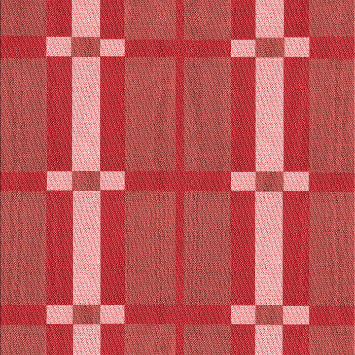 Machine Washable Transitional Red Rug, wshpat1105rd
