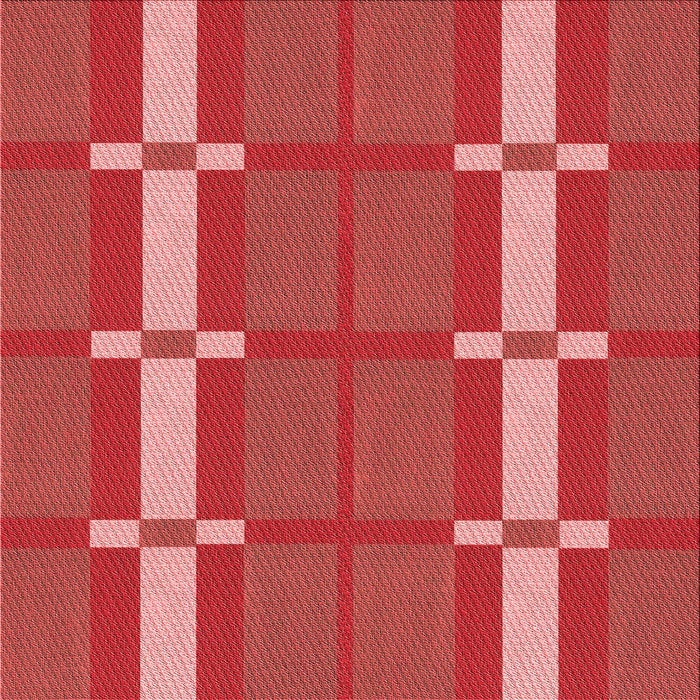 Round Patterned Red Rug, pat1105rd