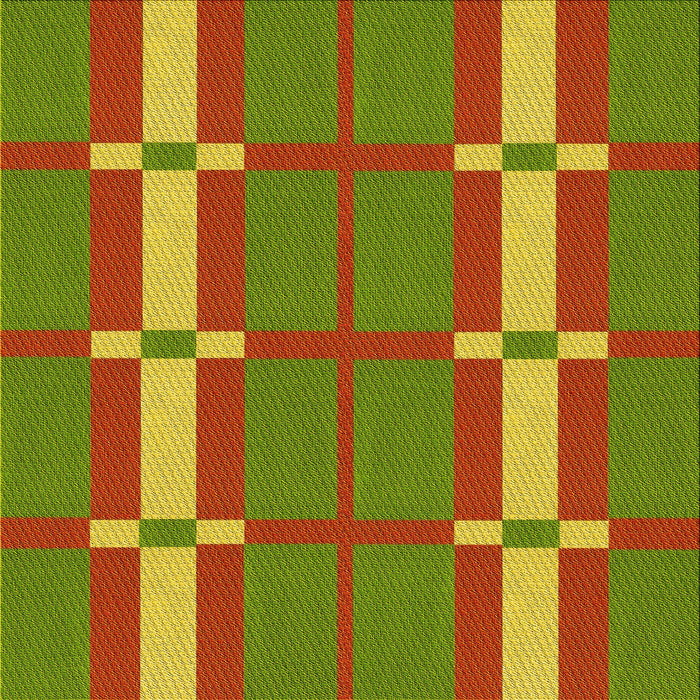 Round Patterned Pistachio Green Rug, pat1105yw