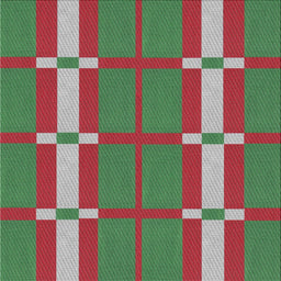 Square Patterned Green Novelty Rug, pat1105