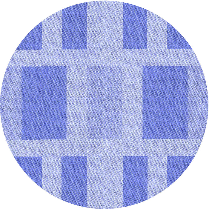 Square Machine Washable Transitional Light Slate Blue Rug in a Living Room, wshpat1106blu