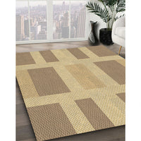 Patterned Copper Brown Rug, pat1106brn