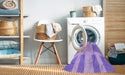 Machine Washable Transitional Mauve Purple Rug in a Washing Machine, wshpat1106pur