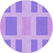 Square Patterned Mauve Purple Rug, pat1106pur