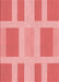 Patterned Light Salmon Pink Rug, pat1106rd