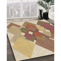 Patterned Light Brown Rug, pat1107brn