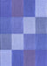 Patterned Sky Blue Rug, pat1108blu