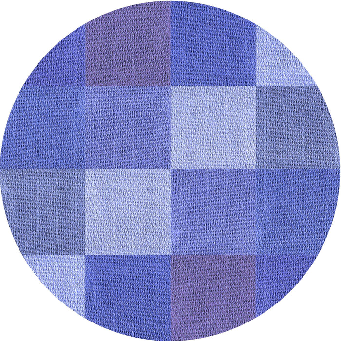 Square Patterned Sky Blue Rug, pat1108blu