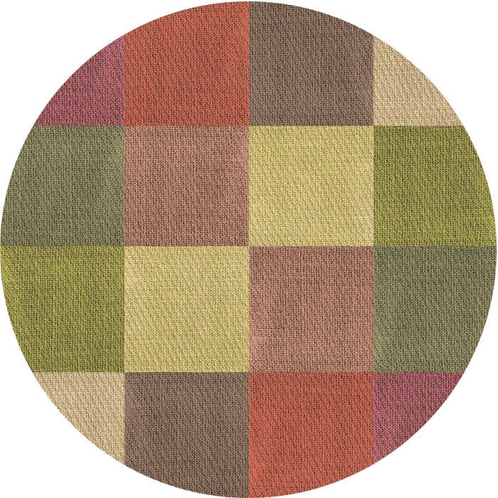 Square Machine Washable Transitional Chestnut Red Rug in a Living Room, wshpat1108brn