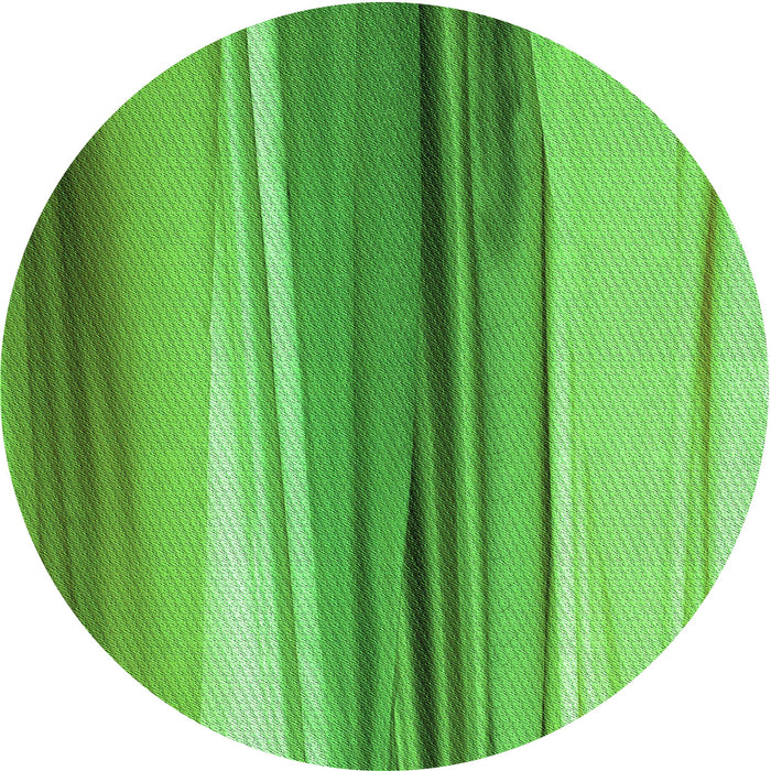 Square Machine Washable Transitional Emerald Green Rug in a Living Room, wshpat1109grn