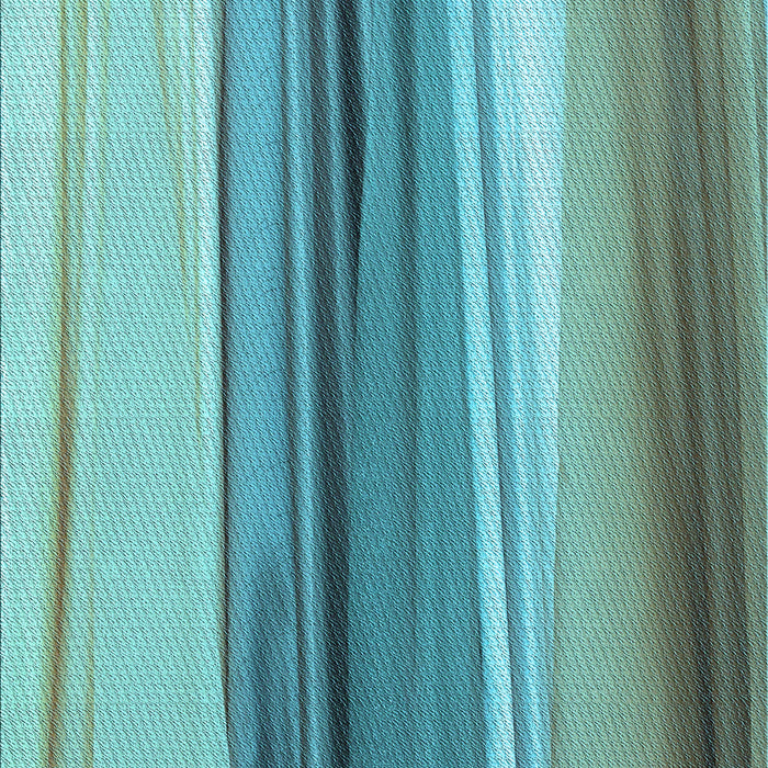 Patterned Aquamarine Stone Green Rug, pat1109lblu