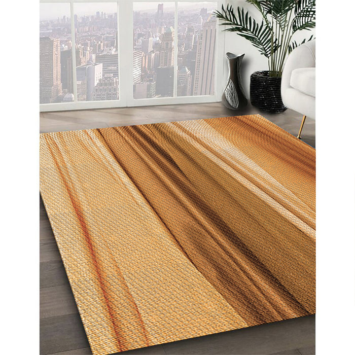 Machine Washable Transitional Orange Rug in a Family Room, wshpat1109org