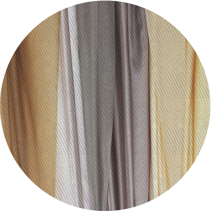 Sideview of Patterned Reddish Brown Novelty Rug, pat1109