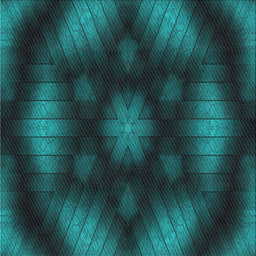 Square Patterned Light Sea Green Novelty Rug, pat110