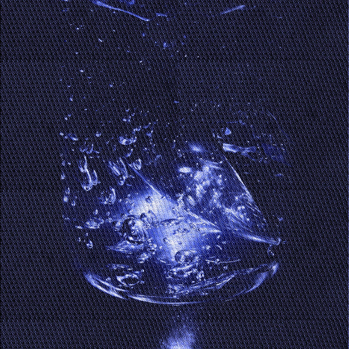 Patterned Night Blue Rug, pat111blu