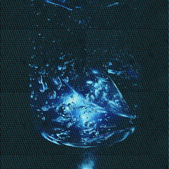 Patterned Black Rug, pat111lblu