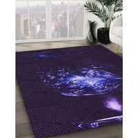 Patterned Purple Rug, pat111pur