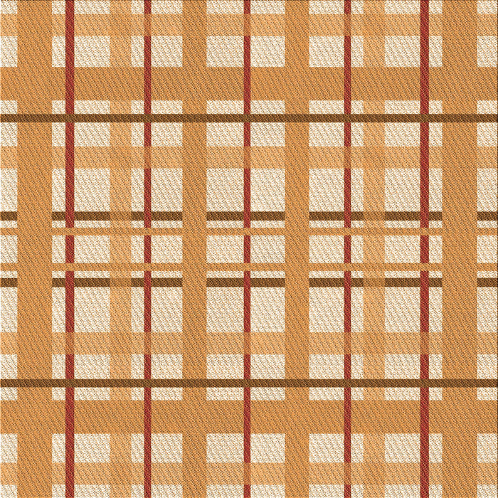 Round Patterned Neon Orange Rug, pat1110org