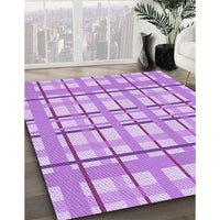 Patterned Blossom Pink Rug, pat1110pur