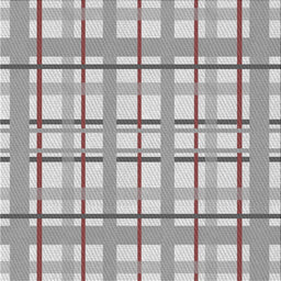 Square Patterned Gray Novelty Rug, pat1110