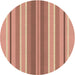 Square Machine Washable Transitional Light Salmon Rose Pink Rug in a Living Room, wshpat1111brn