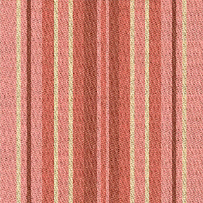 Round Patterned Orange Rug, pat1111org