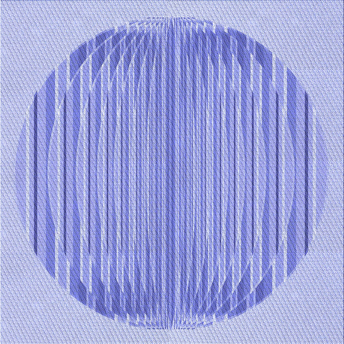 Round Machine Washable Transitional Light Slate Blue Rug, wshpat1112blu