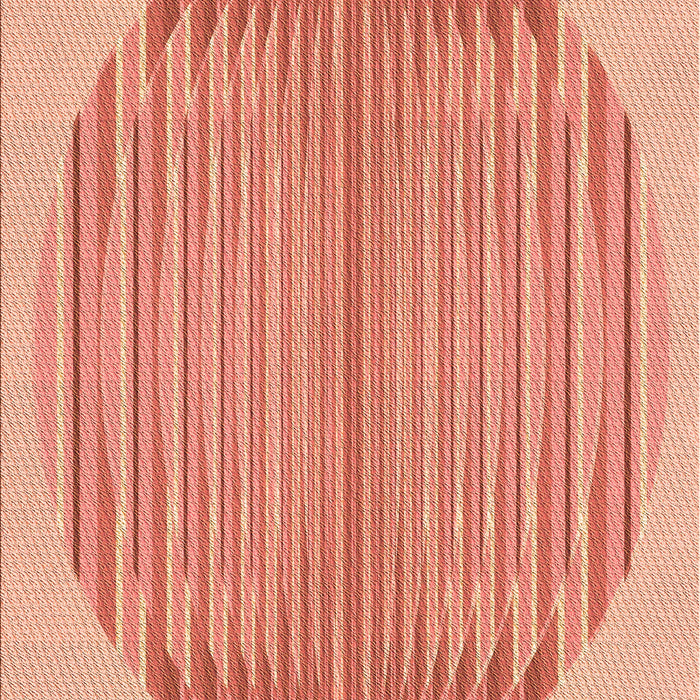 Patterned Bright Orange Rug, pat1112org