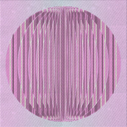 Sideview of Machine Washable Transitional Blossom Pink Rug, wshpat1112