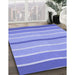 Patterned Jeans Blue Rug in Family Room, pat1113blu