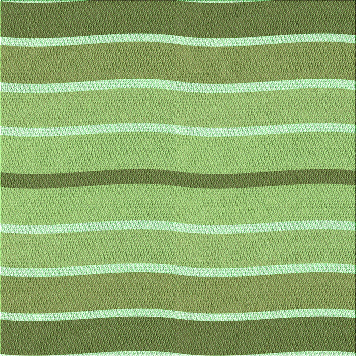 Round Patterned Yellow Green Rug, pat1113grn