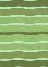 Machine Washable Transitional Yellow Green Rug, wshpat1113grn