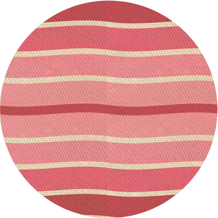 Square Machine Washable Transitional Light Salmon Rose Pink Rug in a Living Room, wshpat1113org