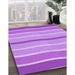 Machine Washable Transitional Violet Purple Rug in a Family Room, wshpat1113pur