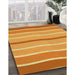 Patterned Orange Rug in Family Room, pat1113yw