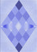 Patterned Light Slate Blue Rug, pat1114blu