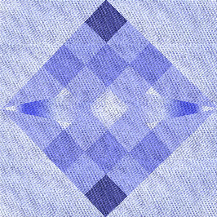 Round Patterned Light Slate Blue Rug, pat1114blu