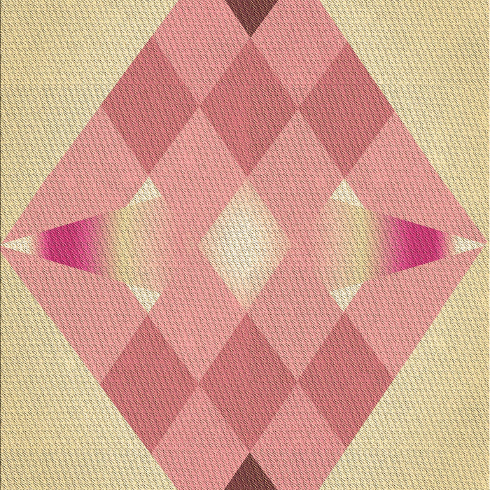 Machine Washable Transitional Sunrise Orange Rug, wshpat1114brn