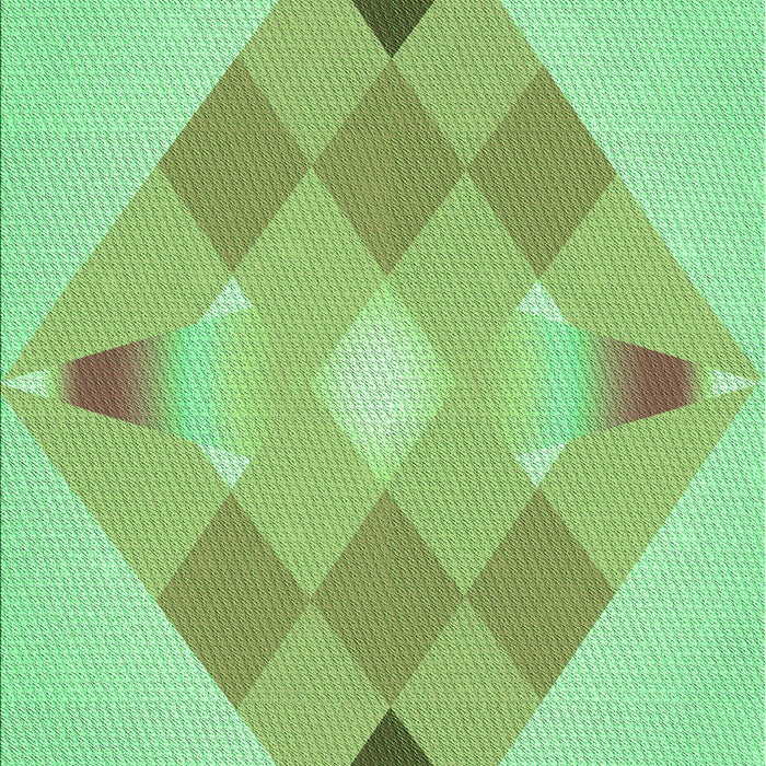 Patterned Jade Green Rug, pat1114grn