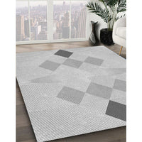 Patterned Dark Gray Rug, pat1114gry