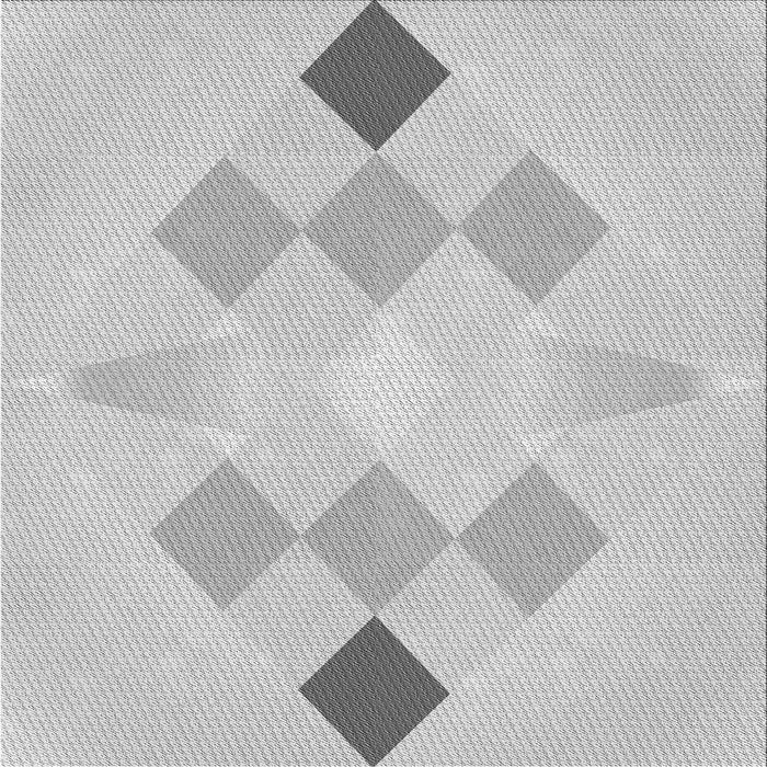 Round Patterned Dark Gray Rug, pat1114gry