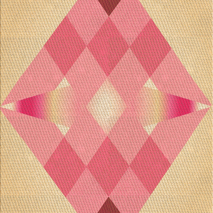 Patterned Yellow Rug, pat1114org