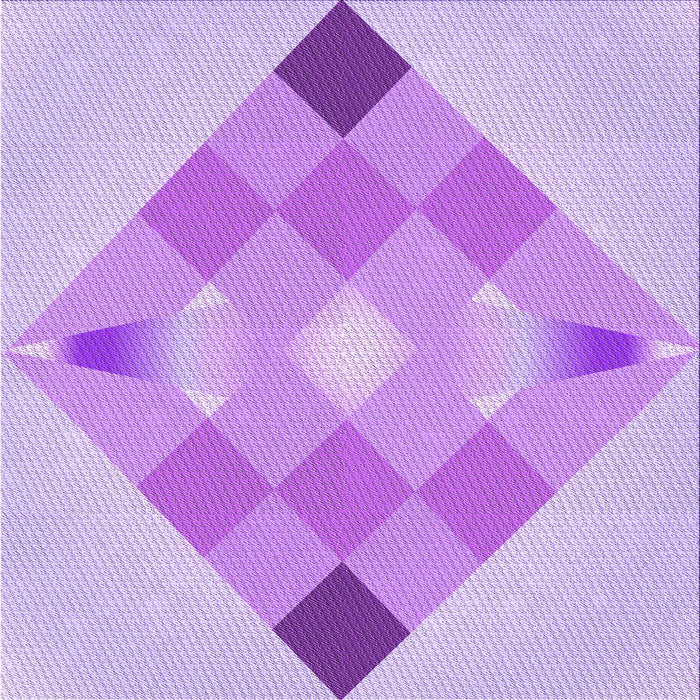 Round Patterned Purple Rug, pat1114pur