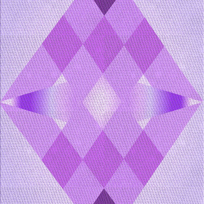 Machine Washable Transitional Purple Rug, wshpat1114pur