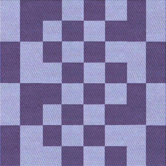 Round Patterned Purple Mimosa Purple Rug, pat1115blu